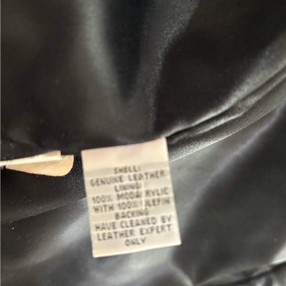 Black Genuine Leather Jacket - Picture 3 of 9